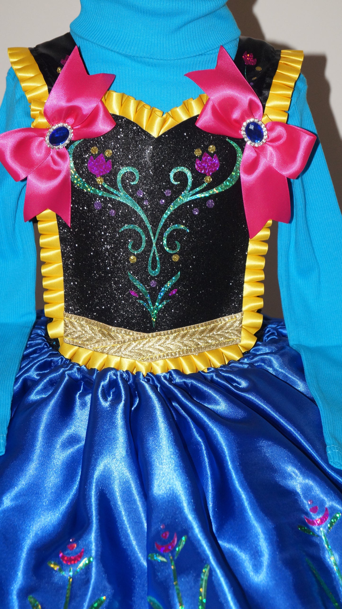 Disney Princess Anna Frozen Inspired Tutu Dress