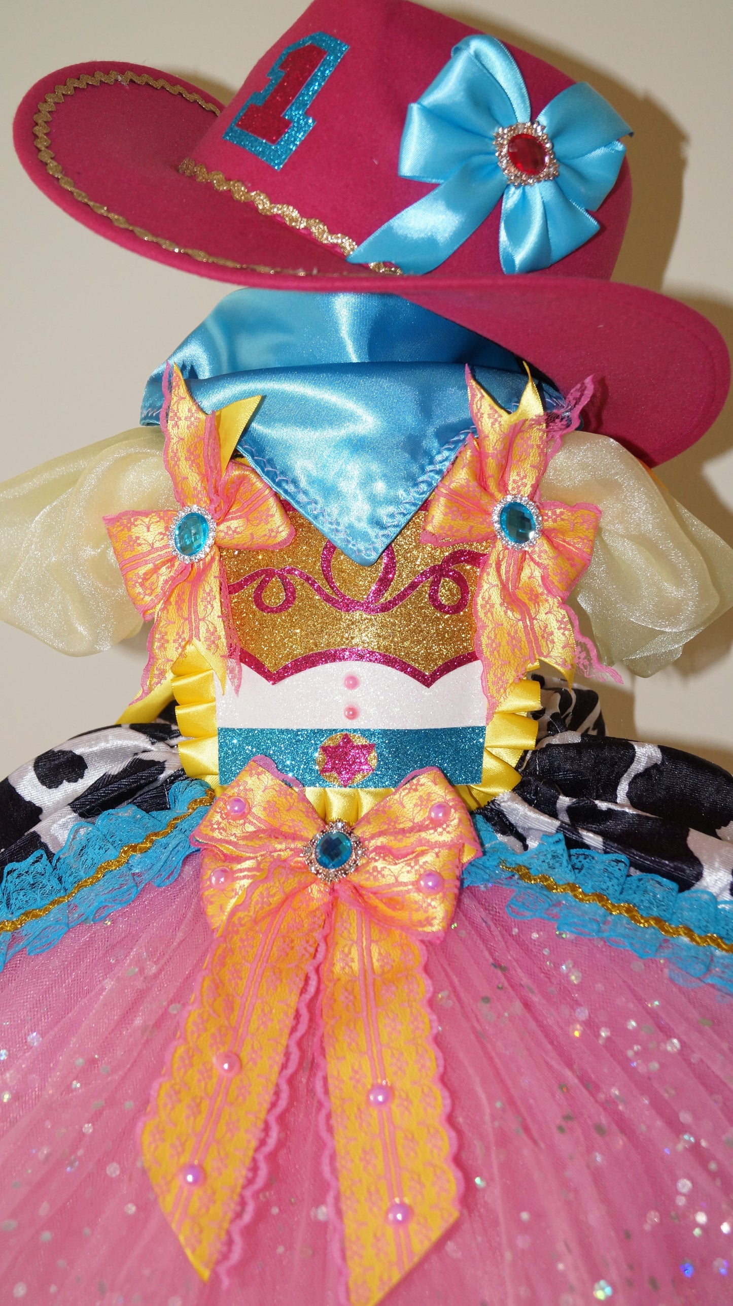 Pink Jessie Toy Story Inspired Tutu Dress