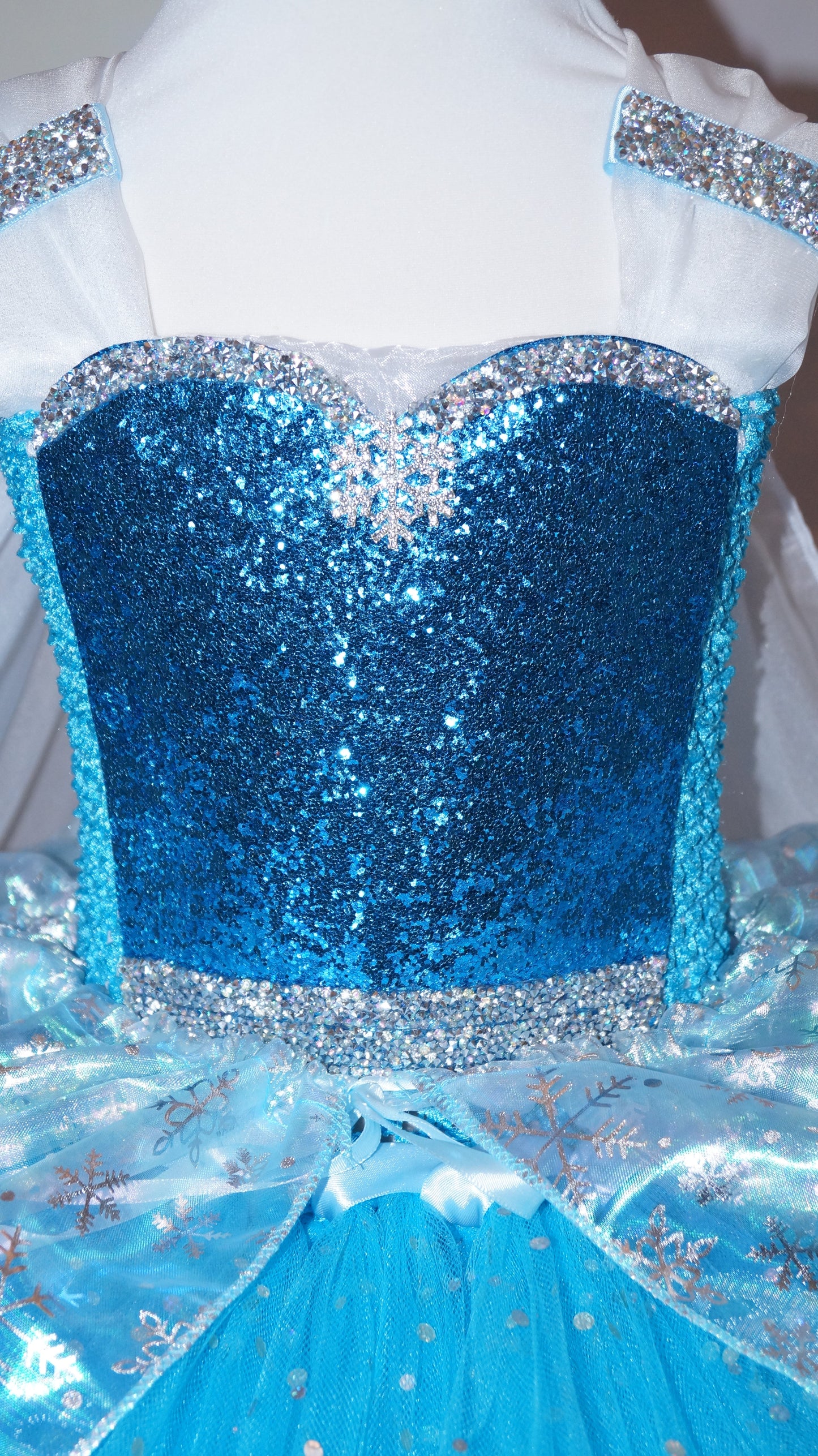 Disney Princess Elsa Frozen Inspired Blue Tutu Dress