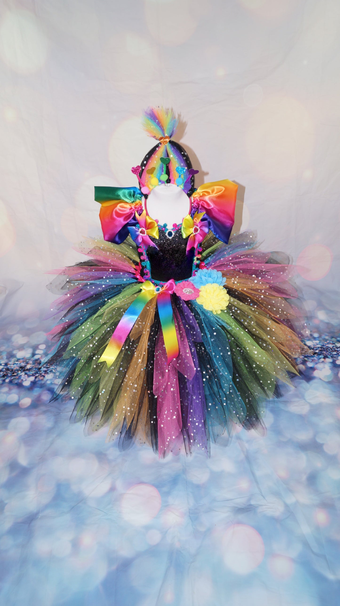 Trolls 2 Rock Poppy Inspired Tutu Dress