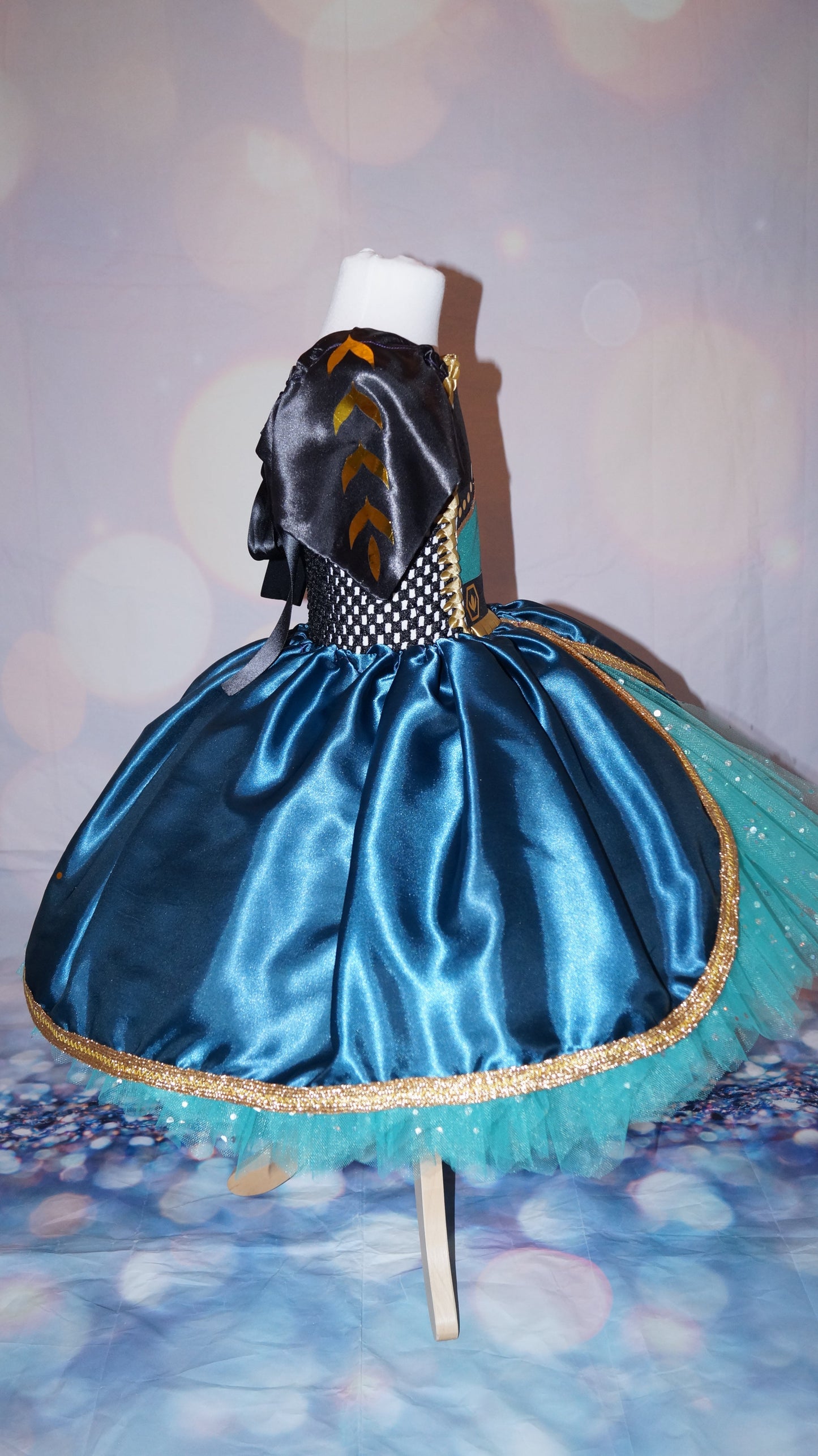 Disney Princess Anna Coronation Dress Frozen 2 Inspired Tutu Dress