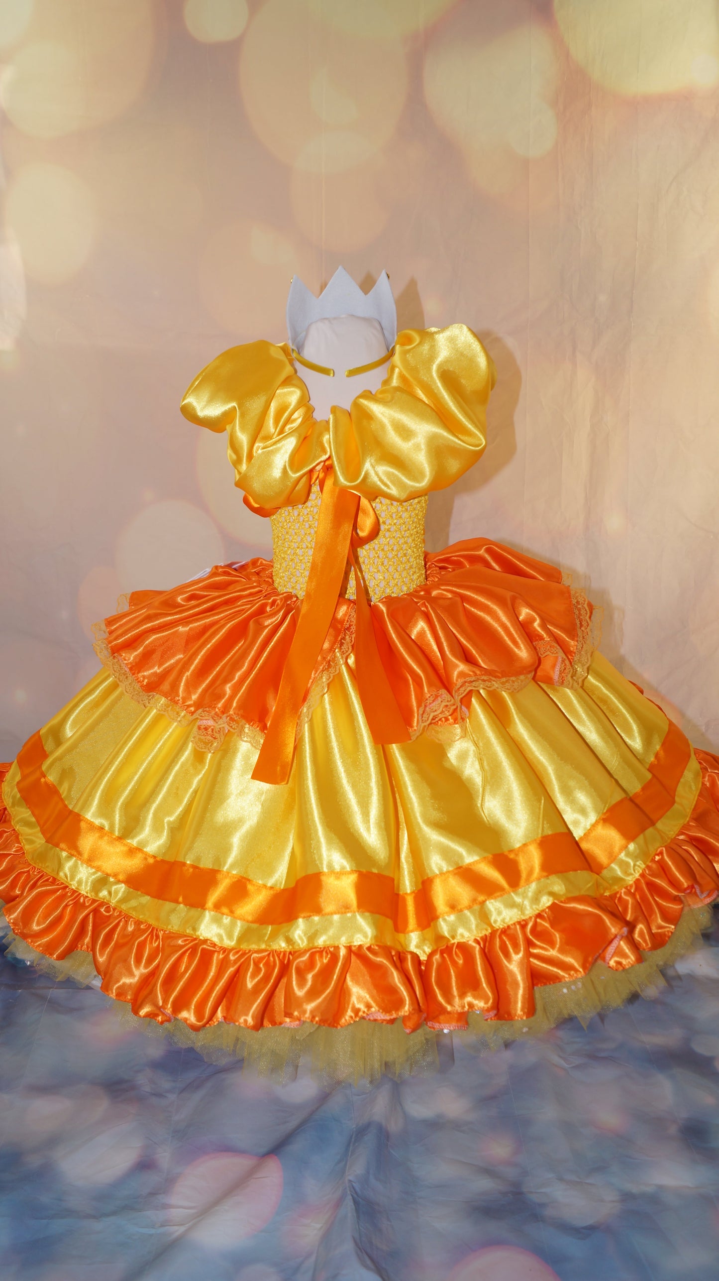 Deluxe Princess Daisy Super Mario Inspired Tutu Dress