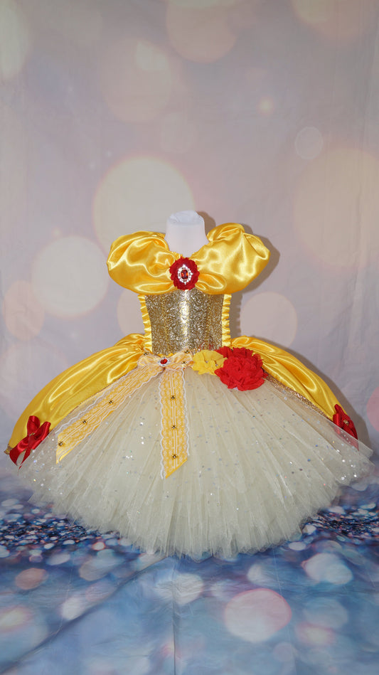 Disney Princess Belle Beauty and the Beast Tutu Dress