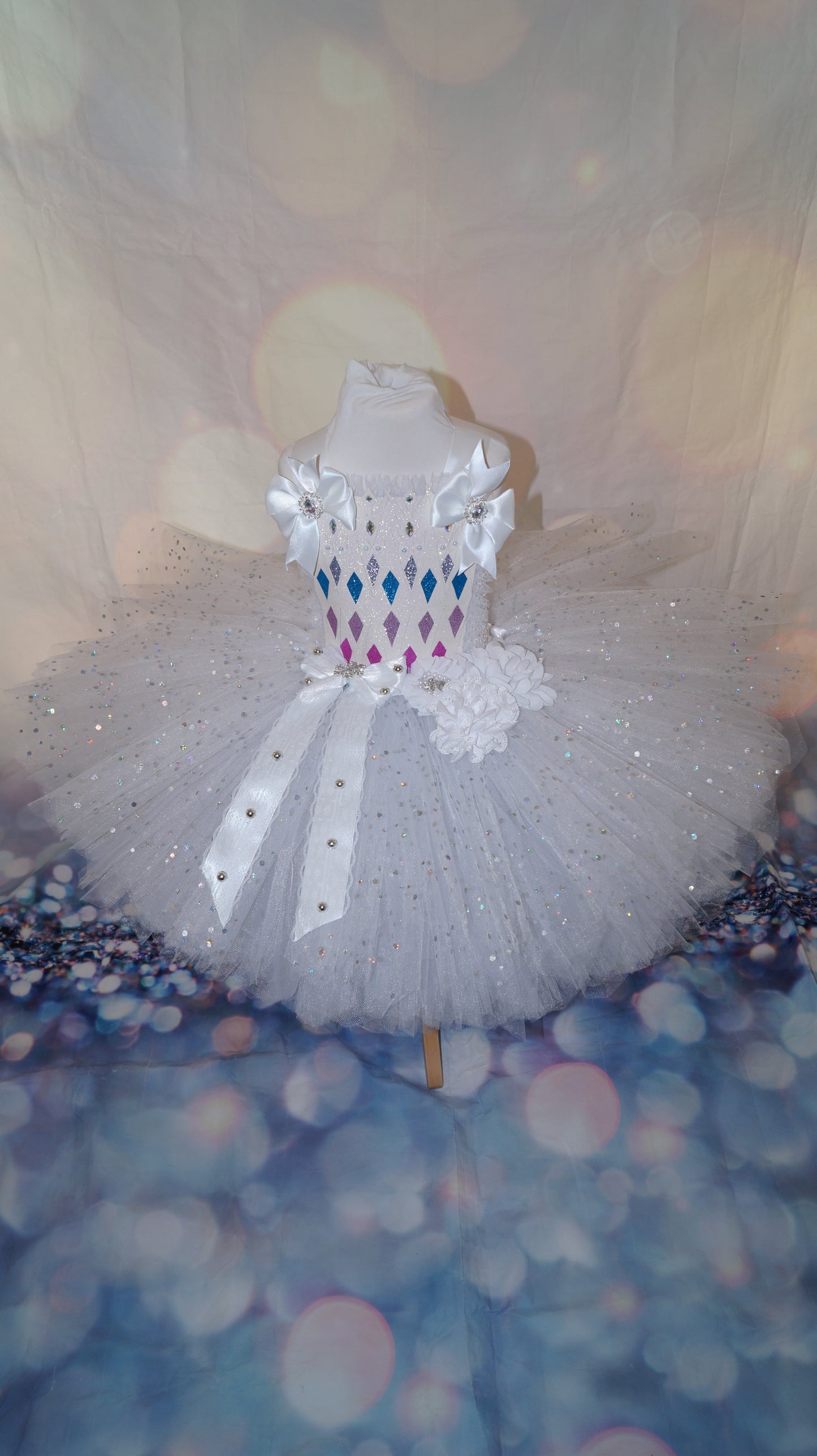 Disney Princess Elsa White Frozen 2 Tutu Dress