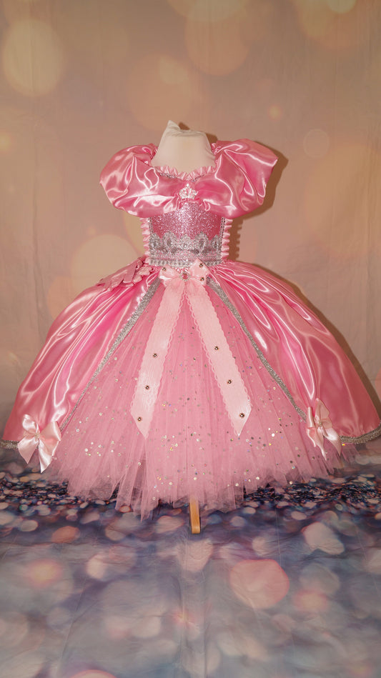 Disney Princess Pink and Silver Cinderella Tutu Dress