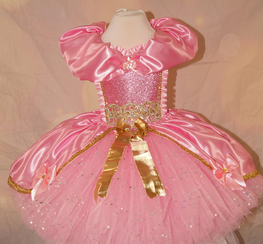 Disney Princess Pink and Gold Cinderella Tutu Dress
