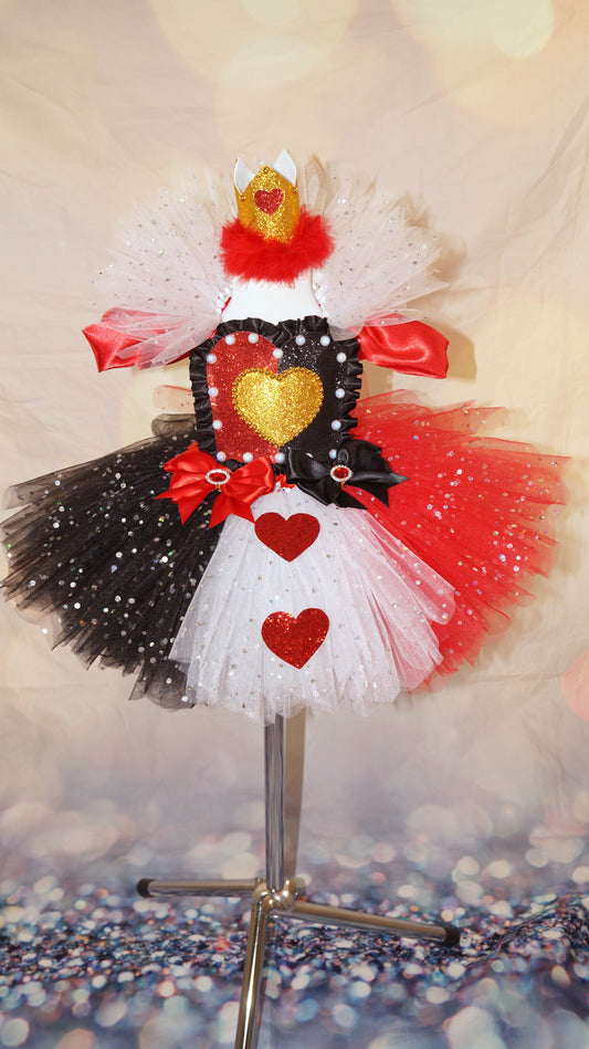 Quuen of Hearts Inspired Tutu Dress