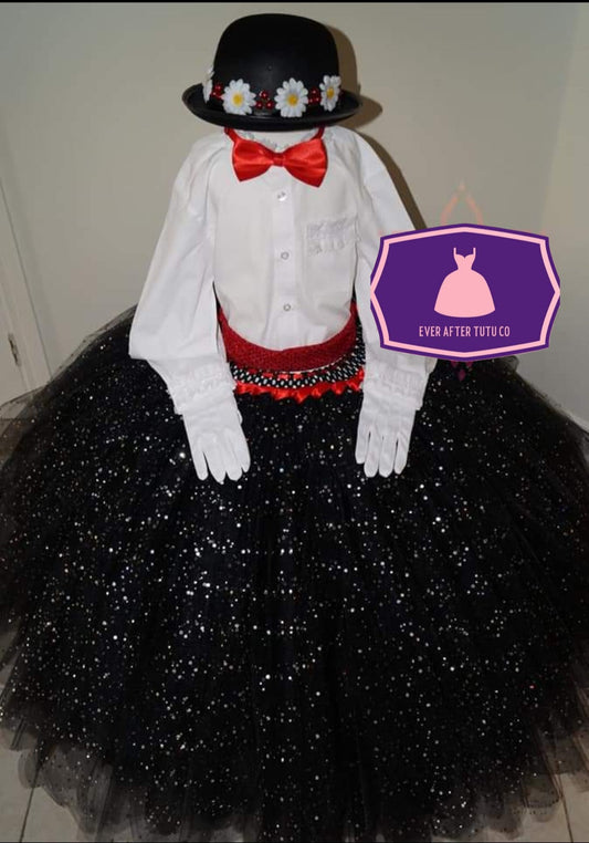 Mary Poppins Inspired Tutu Dress