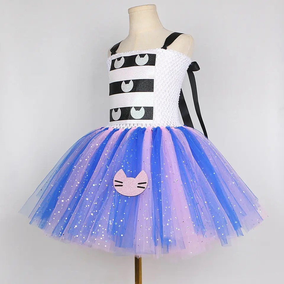 Sparkling Gabby Dollhouse Cats Costumes for Baby Girls Animal Kitty Halloween Dresses for Kids Birthday Outfits Twinkling Princess Tutus