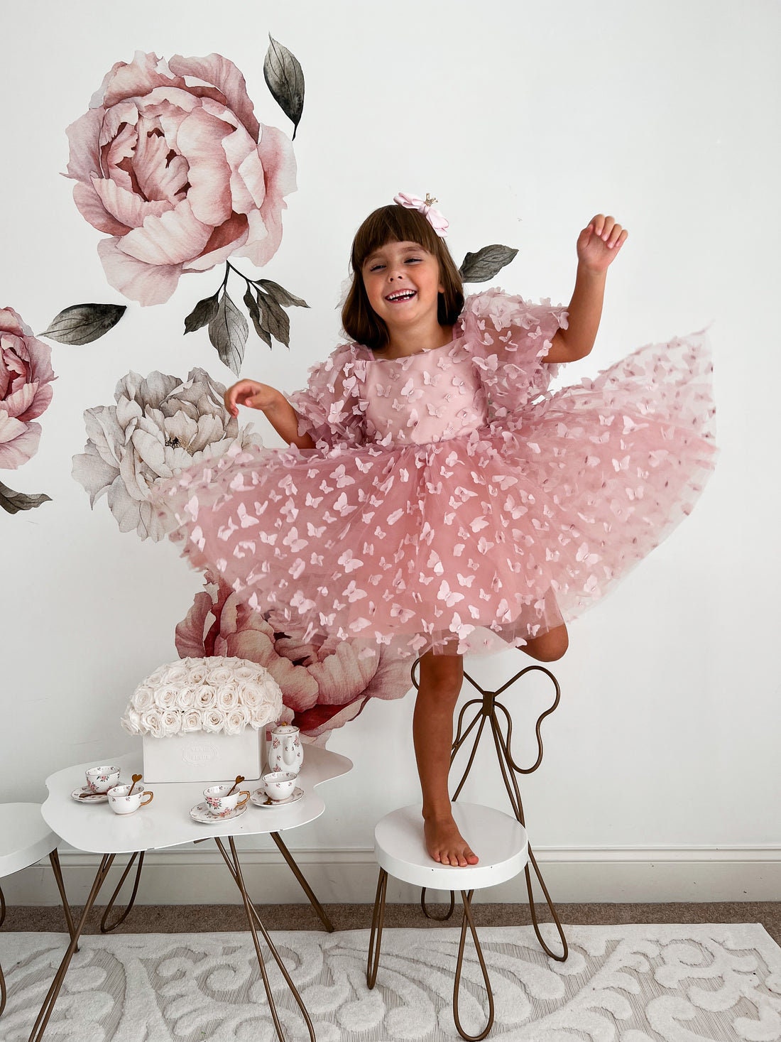 BEST SELLING Pink Birthday Butterfly Dress