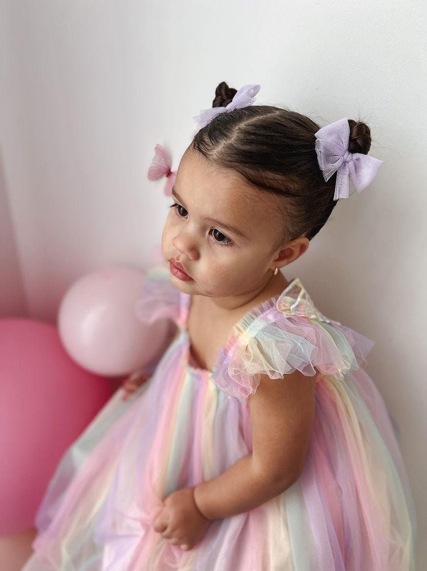 PASTEL FAIRY WINGS- Baby Tutu Dress- Birthday/Cake Smash