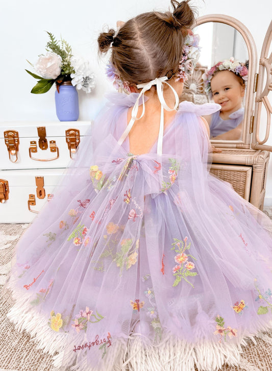 Enchanted Rose Lavender Dress