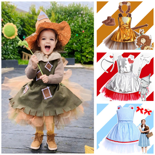 Scarecrow/Tinman/Cowardly Lion/Dorothy Tutu Dress Costume Wizard of Oz