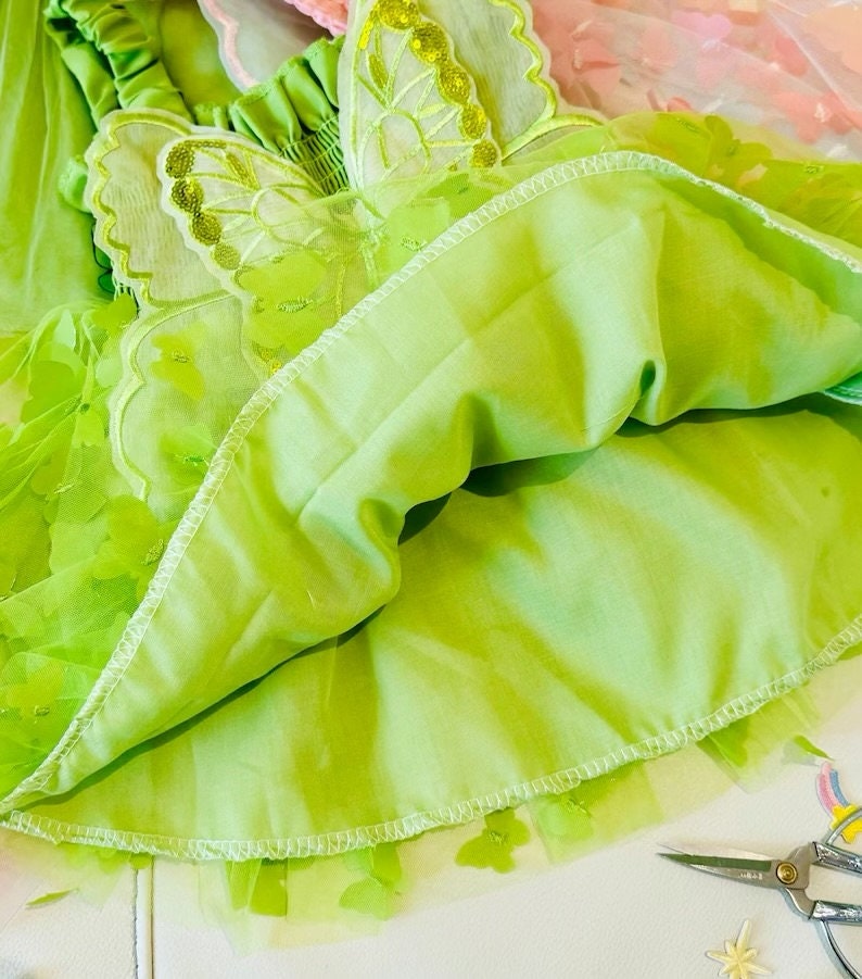 Baby Green Butterfly Dress