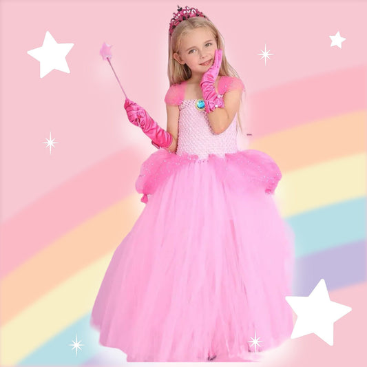 Princess Peach Tutu Costume for Girls