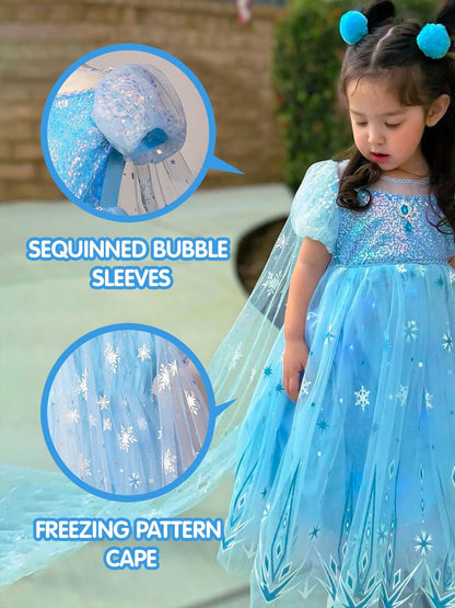 Light up Princess Costumes for Little Girls Elsa - Uporpor - Uporpor