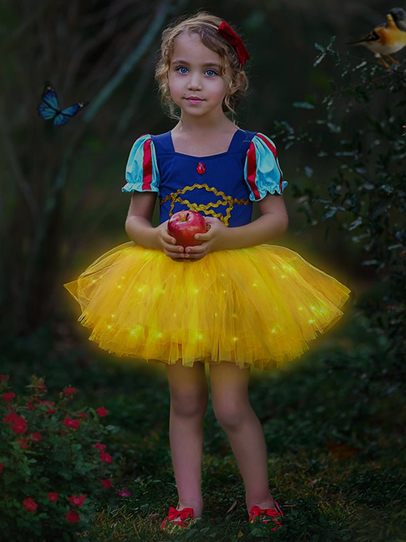 Snow LED Little Girl Tutu Dress