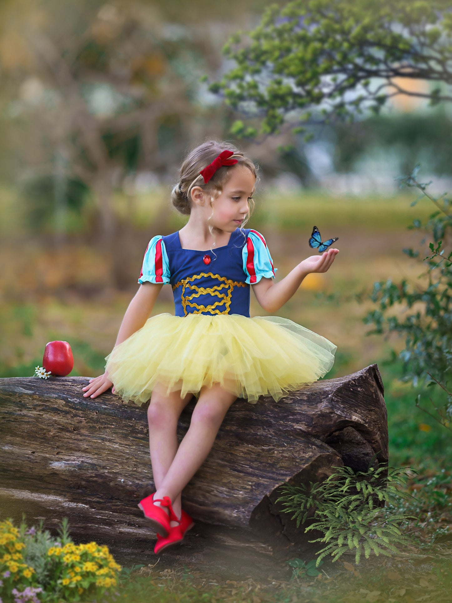 Snow LED Little Girl Tutu Dress