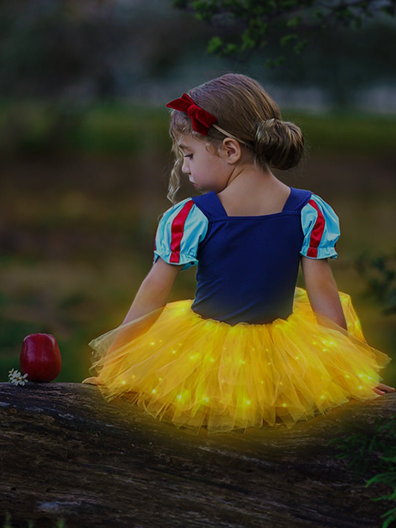 Snow LED Little Girl Tutu Dress