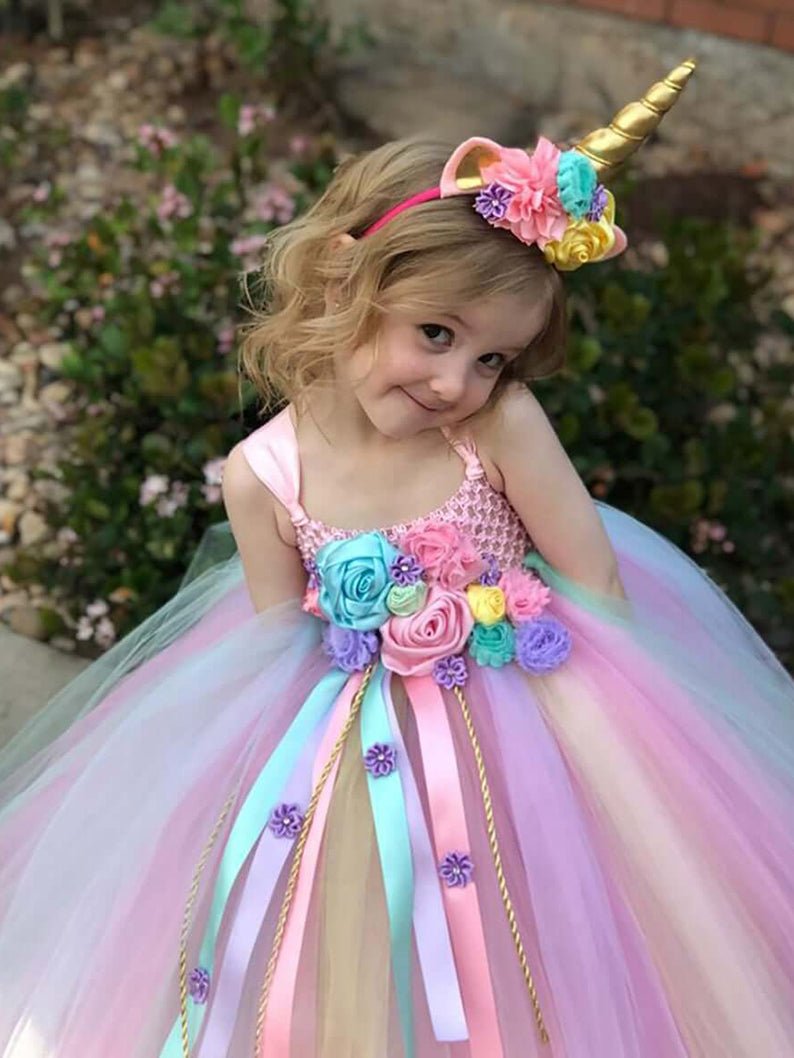 Unicorn Light Up  Princess Dress