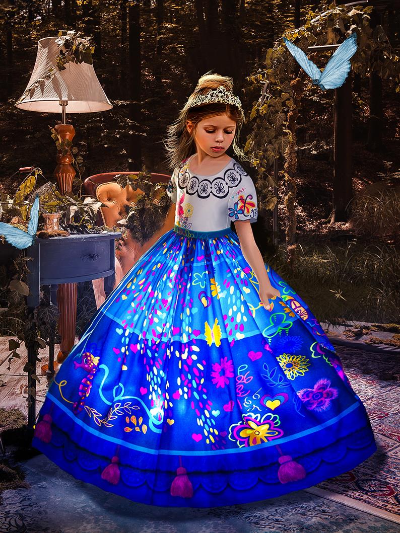 Glowing Mirabel Costume Dress