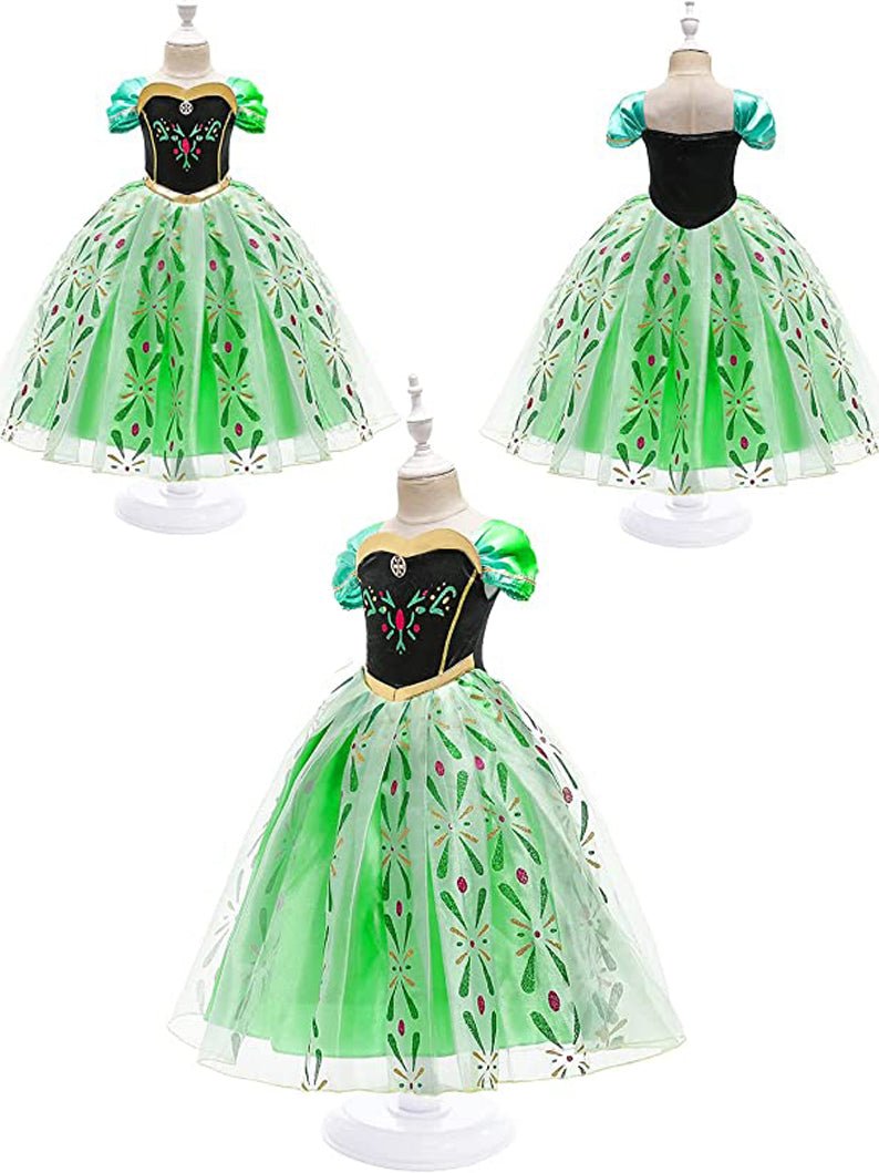 Anna LED Snow Princess Costume For Girl