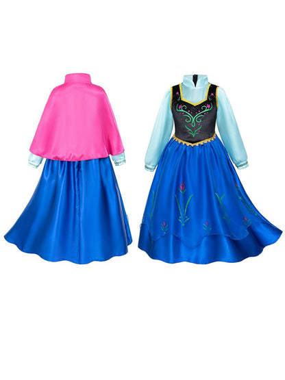 Anna Light up Princess Costumes Party Dress Up for Girls