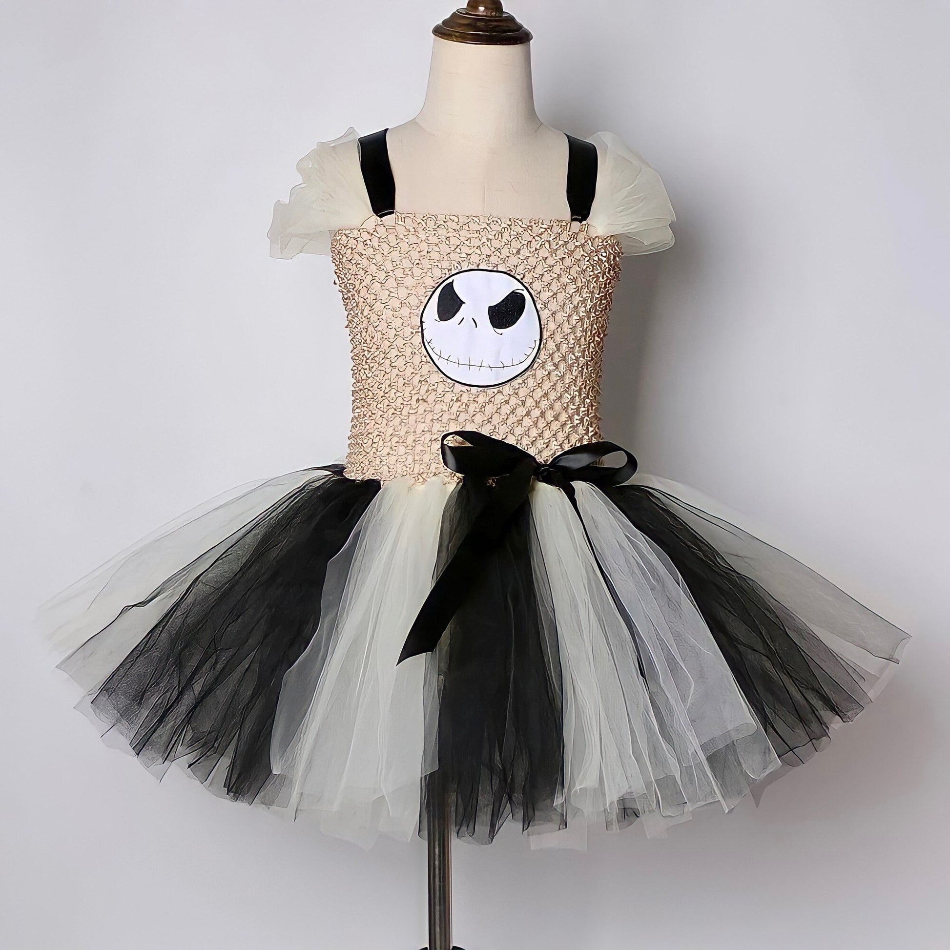 Jack Skeleton Toddler Kids Tutu Dress Costume