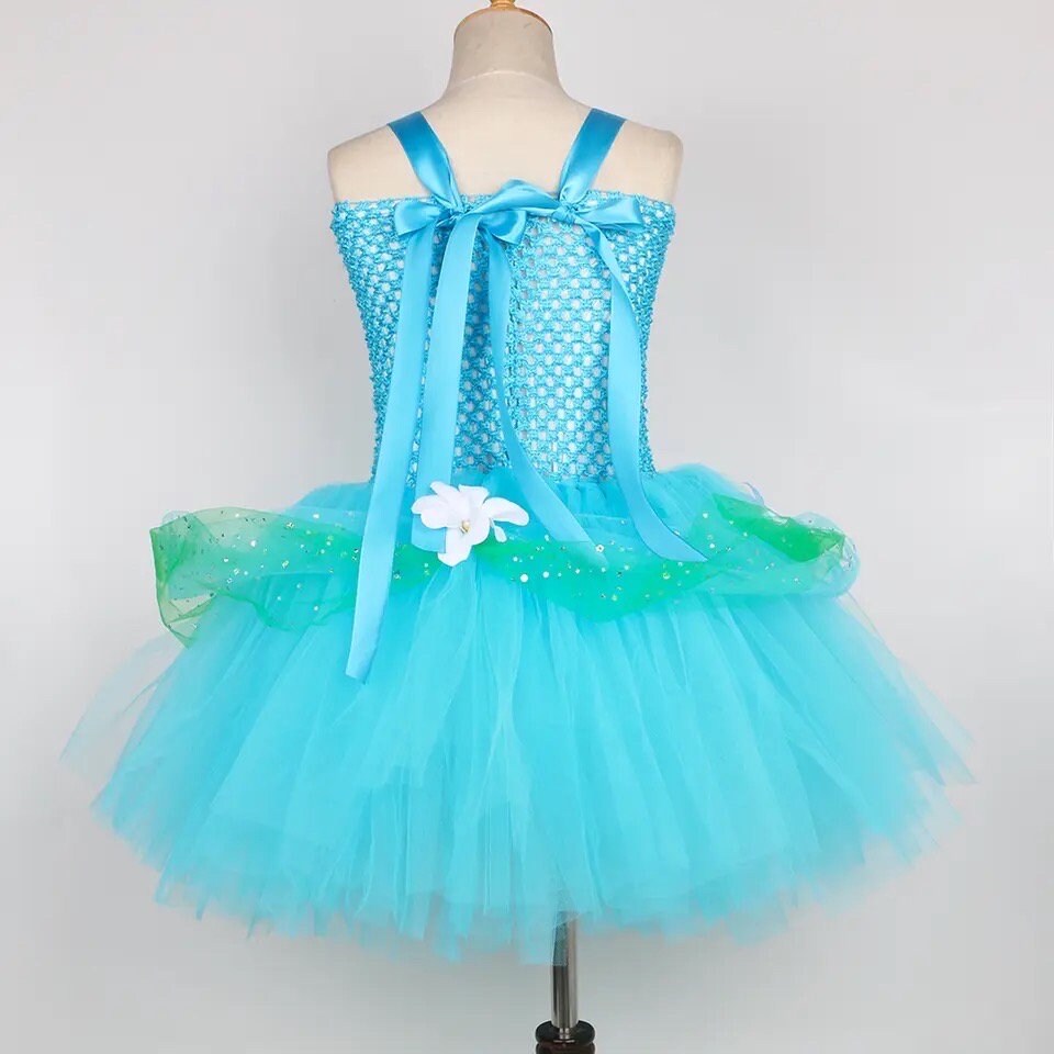 Trolls Poppy Princess Dress for Baby Girls Cosplay Halloween Costumes Kids Birthday Dresses Teenage Girl Clothes Fairy Outfit