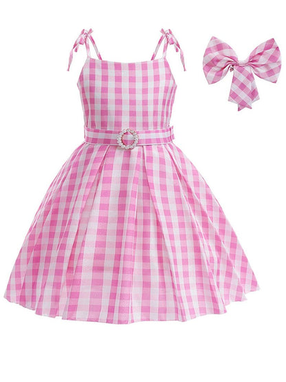 Light up Brabei Girls Pink Costume Dress Dress Up Party