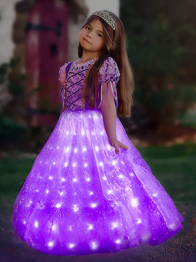 Rapunzel Sparkling LED Costume 3T-9Y