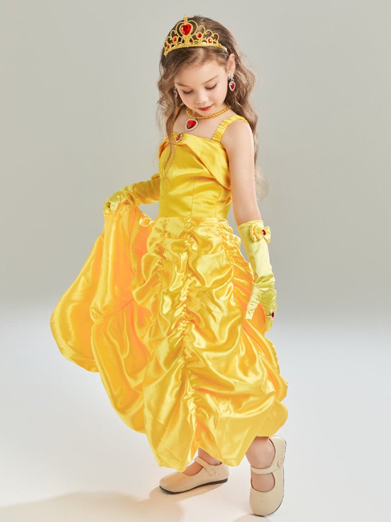 Light Up Princess Dress-up Clothes Beauty and Beast Costume for a Girl