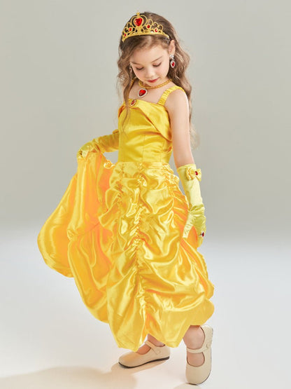 Light Up Princess Dress-up Clothes Beauty and Beast Costume for a Girl