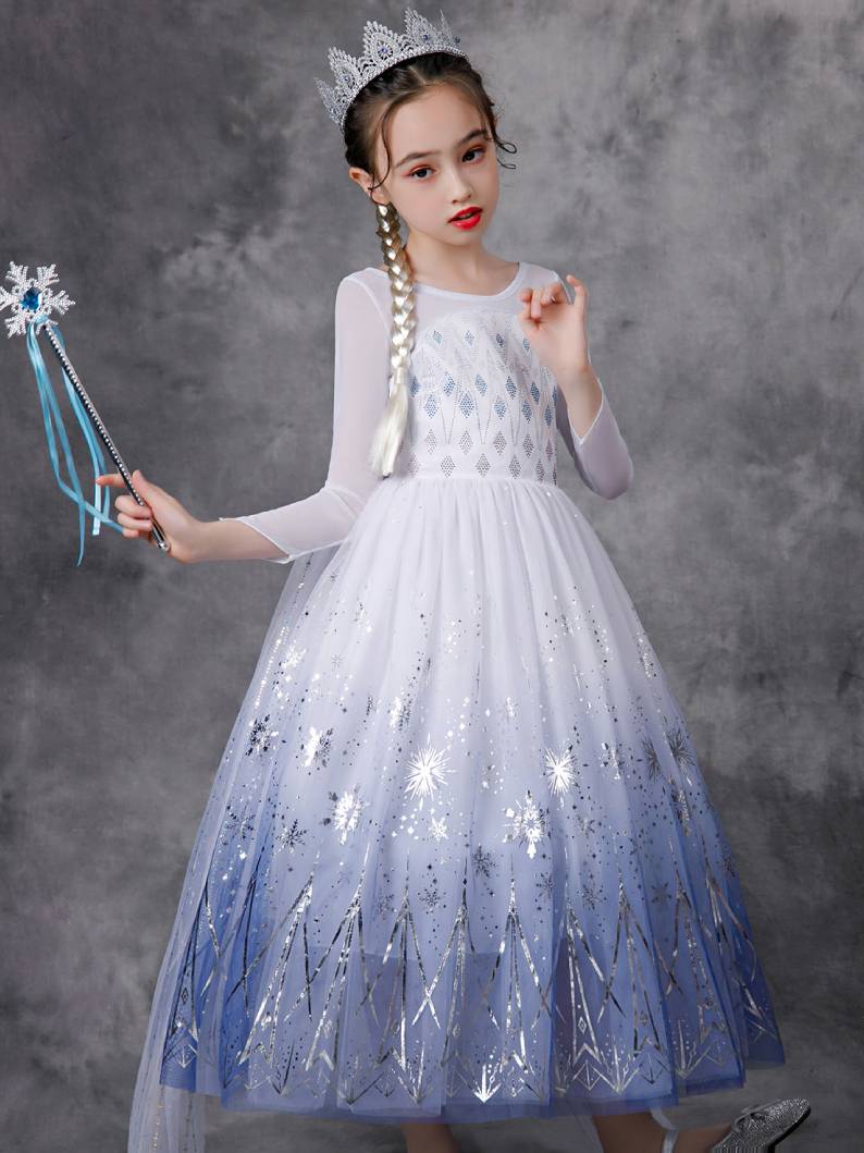 Snow LED Light Ball Gown Dress